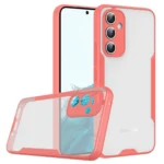 Uray store Samsung Galaxy A24 4G Kılıf Platin Silikon - Pembe