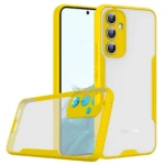 Uray store Samsung Galaxy A24 4G Kılıf Platin Silikon - Sarı