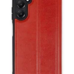 Uray store Samsung Galaxy A25 5G Kılıf Flip Cover - Kırmızı