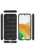 Uray store Samsung Galaxy A25 5G Kılıf Optimum Silikon - Siyah - Görsel 2