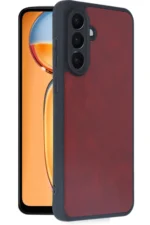 Uray store Samsung Galaxy A26 Kılıf Aras Deri Kapak - Bordo - Görsel 2