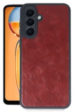 Uray store Samsung Galaxy A26 Kılıf Aras Deri Kapak - Bordo