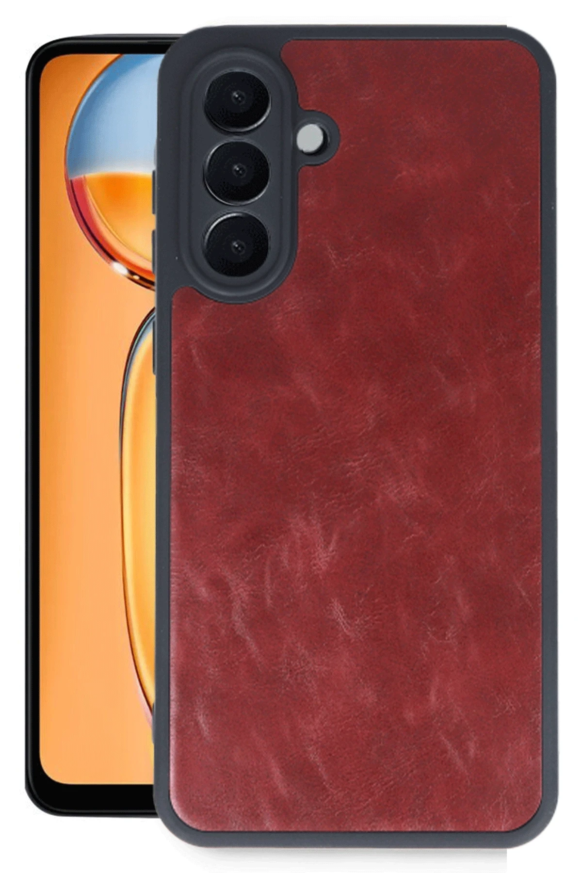 newface-samsung-galaxy-a26-kilif-aras-deri-kapak-bordo-default Uray store Samsung Galaxy A26 Kılıf Aras Deri Kapak - Bordo - Görsel 1