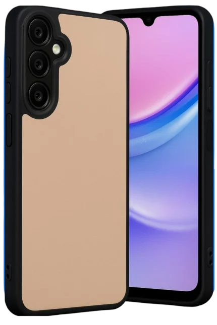 Uray store Samsung Galaxy A26 Kılıf Aras Deri Kapak - Pudra