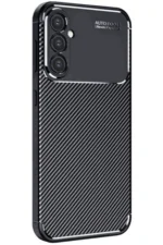Uray store Samsung Galaxy A26 Kılıf Auto Focus Karbon Kapak - Siyah