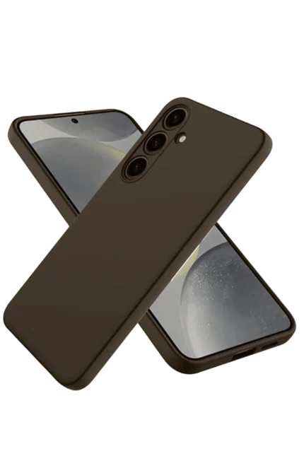 Uray store Samsung Galaxy A26 Kılıf First Silikon - Kahverengi