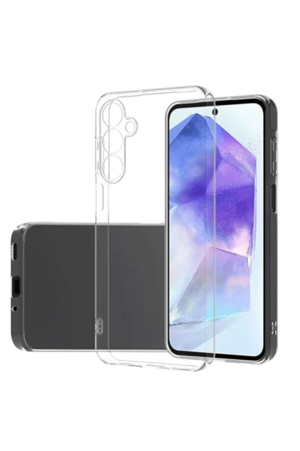 Uray store Samsung Galaxy A26 Kılıf Lüx Şeffaf Silikon