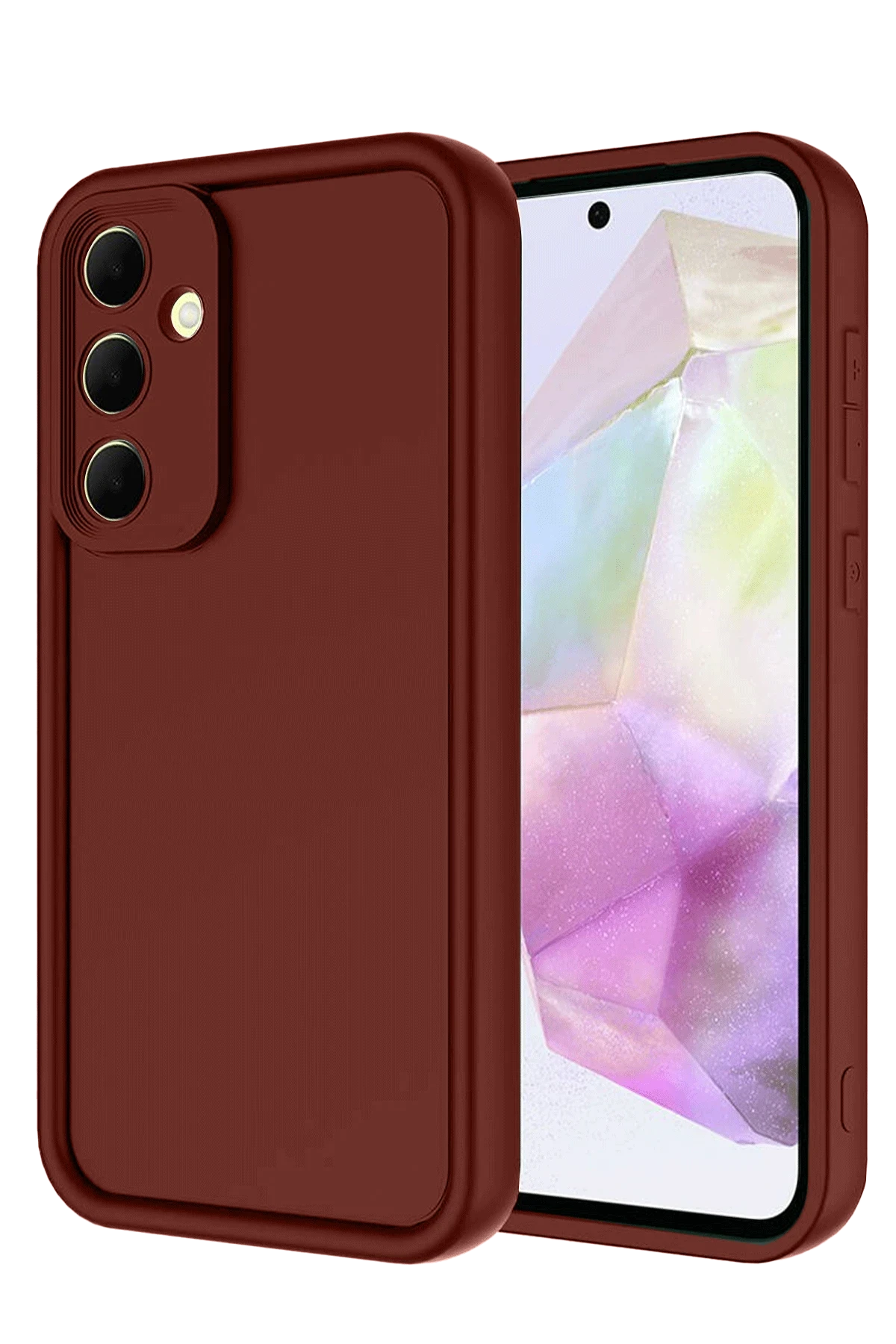 newface-samsung-galaxy-a26-kilif-viera-silikon-bordo-default Uray store Samsung Galaxy A26 Kılıf Viera Silikon - Bordo - Görsel 1