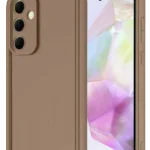 Uray store Samsung Galaxy A26 Kılıf Viera Silikon - Kahverengi