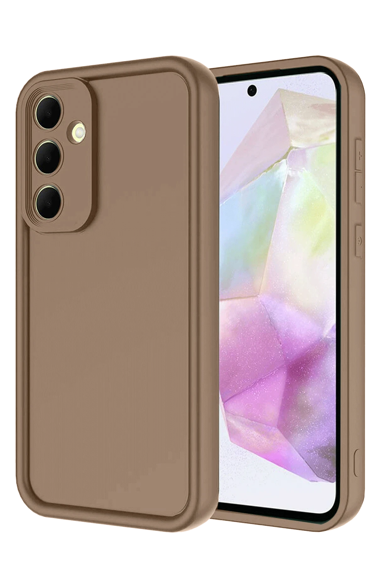 newface-samsung-galaxy-a26-kilif-viera-silikon-kahverengi-default Uray store Samsung Galaxy A26 Kılıf Viera Silikon - Kahverengi - Görsel 1