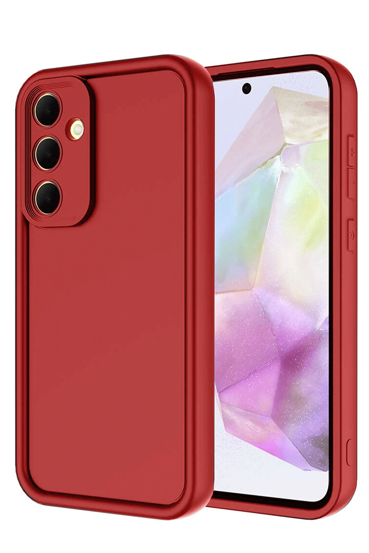 newface-samsung-galaxy-a26-kilif-viera-silikon-kirmizi-default Uray store Samsung Galaxy A26 Kılıf Viera Silikon - Kırmızı - Görsel 1