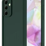 Uray store Samsung Galaxy A26 Kılıf Viera Silikon - Koyu Yeşil