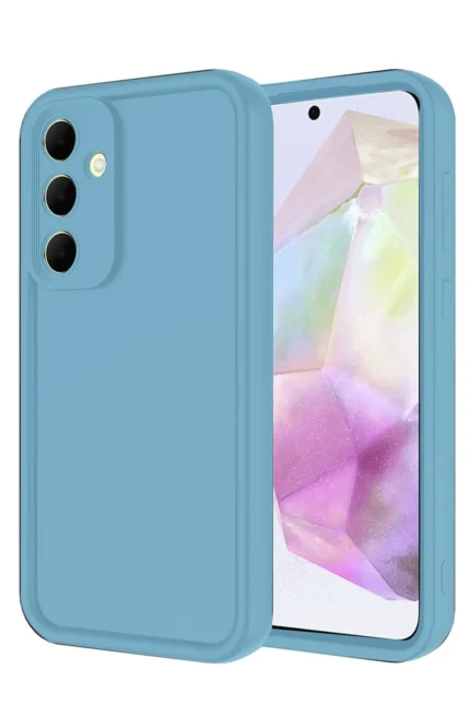 Uray store Samsung Galaxy A26 Kılıf Viera Silikon - Mavi