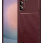 Uray store Samsung Galaxy A27 5G Auto Focus Karbon Kapak - Bordo