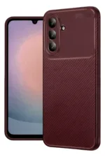 Uray store Samsung Galaxy A27 5G Auto Focus Karbon Kapak - Bordo