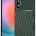 Uray store Samsung Galaxy A27 5G Auto Focus Karbon Kapak - Yeşil
