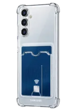 Uray store Samsung Galaxy A27 Kılıf Kart Şeffaf Silikon - Şeffaf - Görsel 2
