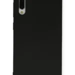 Uray store Samsung Galaxy A30S Kılıf Nano içi Kadife Silikon - Siyah