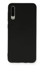 Uray store Samsung Galaxy A30S Kılıf Nano içi Kadife Silikon - Siyah