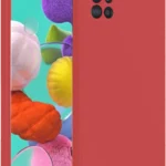 Uray store Samsung Galaxy A31 Kılıf Nano içi Kadife Silikon - Kiremit