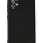 Uray store Samsung Galaxy A32 Kılıf Nano içi Kadife Silikon - Siyah