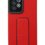 Uray store Samsung Galaxy A33 5G Kılıf Mega Standlı Silikon - Kırmızı