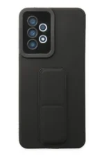 Uray store Samsung Galaxy A33 5G Kılıf Mega Standlı Silikon - Siyah
