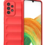 Uray store Samsung Galaxy A33 5G Kılıf Optimum Silikon - Kırmızı