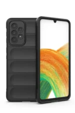 Uray store Samsung Galaxy A33 5G Kılıf Optimum Silikon - Siyah