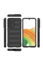 Uray store Samsung Galaxy A33 5G Kılıf Optimum Silikon - Siyah - Görsel 3