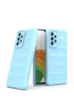 Uray store Samsung Galaxy A33 5G Kılıf Optimum Silikon - Sky Blue - Görsel 2