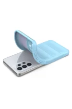 Uray store Samsung Galaxy A33 5G Kılıf Optimum Silikon - Sky Blue - Görsel 4