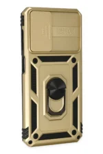 Uray store Samsung Galaxy A33 5G Kılıf Pars Lens Yüzüklü Silikon - Gold - Görsel 2