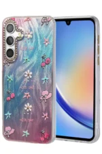 Uray store Samsung Galaxy A34 5G Kılıf Blade Aynalı Desenli Kapak - Desen 4
