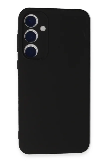 Uray store Samsung Galaxy A35 5G Kılıf Nano içi Kadife Silikon - Siyah