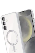 Uray store Samsung Galaxy A35 5G Kross Magneticsafe Kapak - Gümüş - Görsel 3