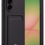 Uray store Samsung Galaxy A36 Kılıf Kelvin Kartvizitli Silikon - Siyah