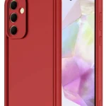Uray store Samsung Galaxy A36 Kılıf Viera Silikon - Kırmızı