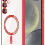 Uray store Samsung Galaxy A36 Kross Magneticsafe Kapak - Kırmızı