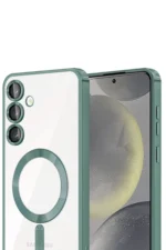 Uray store Samsung Galaxy A36 Kross Magneticsafe Kapak - Koyu Yeşil - Görsel 2
