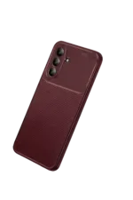 Uray store Samsung Galaxy A37 5G Auto Focus Karbon Kapak - Bordo - Görsel 2