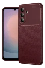 Uray store Samsung Galaxy A37 5G Auto Focus Karbon Kapak - Bordo