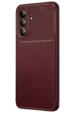 Uray store Samsung Galaxy A37 5G Auto Focus Karbon Kapak - Bordo - Görsel 3