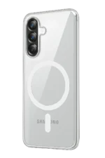 Uray store Samsung Galaxy A37 5G Combo Sert Şeffaf Magsafe Kapak - Şeffaf - Görsel 3