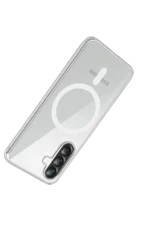 Uray store Samsung Galaxy A37 5G Combo Sert Şeffaf Magsafe Kapak - Şeffaf - Görsel 4