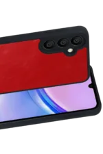 Uray store Samsung Galaxy A37 5G Aras Deri Kapak - Kırmızı - Görsel 2