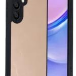 Uray store Samsung Galaxy A37 5G Aras Deri Kapak - Pudra