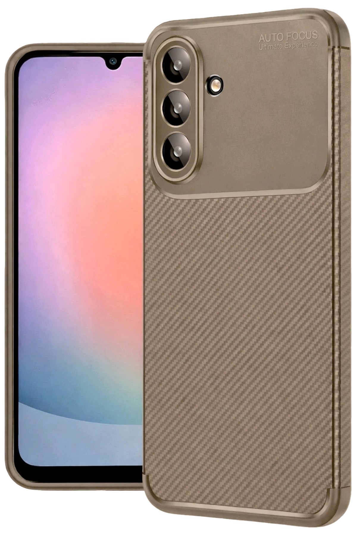 newface-samsung-galaxy-a37-auto-focus-karbon-kapak-kahverengi-default Uray store Samsung Galaxy A37 5G Auto Focus Karbon Kapak - Kahverengi - Görsel 1