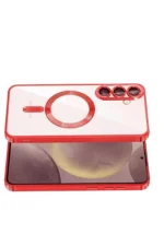 Uray store Samsung Galaxy A37 5G Kross Magneticsafe Kapak - Kırmızı - Görsel 3