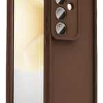 Uray store Samsung Galaxy A37 5G Viera Silikon - Kahverengi